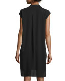 High-Low Silk Georgette Layering Dress