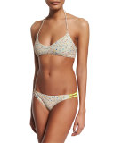 Zunzal Reversible Swim Top, Umbrella/Nirvana