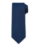 Geo-Dot Silk Tie, Blue