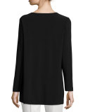Easy Long-Sleeve Jersey Tunic 