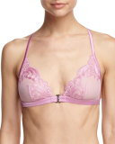 Windflower Soft Triangle Bra, Pink