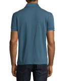Short-Sleeve Polo Shirt, Cadet Teal
