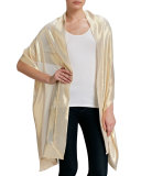 Metallic Silk Stole, Gold