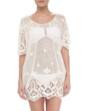 Jessica Sheer Scalloped Coverup