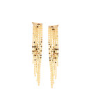 Nude Fringe Earrings in 14K Yellow Gold