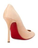 Decoltish Suede 100mm Red Sole Pump, Doudou