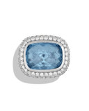 Waverly Limited-Edition Ring with Blue Topaz and Diamonds