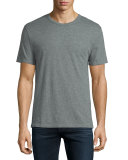 Classic Short-Sleeve Crewneck T-Shirt, Gray