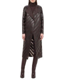 Zebra-Appliqué Organza Coat, Date