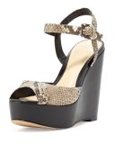 Python 110mm Wedge Sandal,
