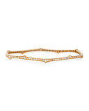 Ivy Thorn 18k Rose Gold Diamond Bangle