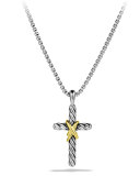 X Cross with Gold on Chain
