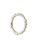 New World Scattered Sapphire & White Diamond Band Ring
