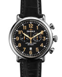 47mm Runwell Chronograph Men's Watch, Black