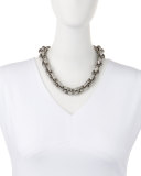 Chunky Filigree Link Collar Necklace
