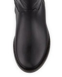 Weldmill Check-Embossed Leather Boot, Black, 13T-3Y