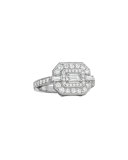 Deco Collection Emerald-Cut Diamond Ring