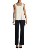 Menswear-Style Pants, Navy