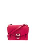 Hava Leather Shoulder Bag, Magenta