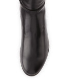 Myren Leather Over-the-Knee Boot, Black