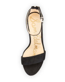 Yaro Suede Block-Heel Sandal