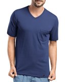 Harvey V-Neck T-Shirt, Dark Blue