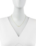 Believe Pendant Bezel Diamond Necklace
