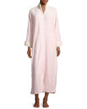 Faux-Fur Zip-Front Caftan, Plus Size