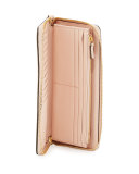 Perry Saffiano Continental Passport Wallet, Pale Apricot