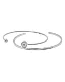 Fulton Logo Double Cuff Bracelet Set