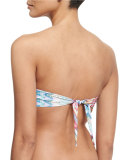 Belize Printed Bandeau Swim Top