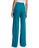 Tuffni High-Waist Wide-Leg Sailor Pants, Bay