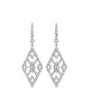 Diamond Deco Cutout Earrings