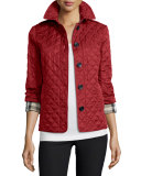 Ashurst Classic Modern Quilted Jacket, Parade Red