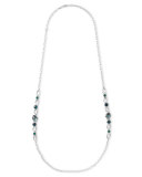 Rock Candy Multi-Stone Long Necklace in Neptune, 38"