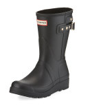 Original Short Wedge Rain Boot, Black