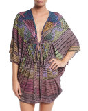 Radial Modal Coverup Poncho