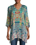 Anita 3/4-Sleeve Printed Tunic 