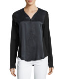 Go Zippy Redux Silky Blouse 