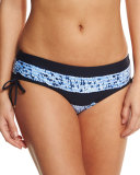 Tie-Side Printed Swim Bottom