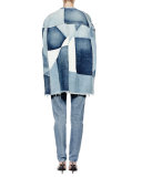 Slim-Leg Boyfriend Jeans, Denim Blue