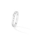 Move Diamond Bangle in 18K White Gold