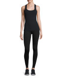 Airbrush Sport Leggings, Black