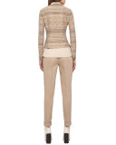 Manuela Stretch-Cotton Pants, Camel