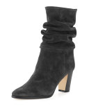 Knight Slouchy Suede Boot, Alaska Gray