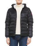 Camp Hooded Puffer Coat, Black