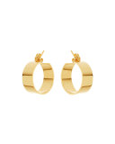 Small Vanity 14K Hoop Earrings