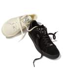 Clyde Basket Jeweled Sneaker, Whisper White