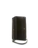Pandora Long Double-Zip Wallet, Black