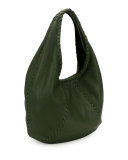 Cervo Large Leather Hobo Bag